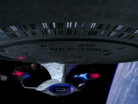 Enterprise-d extreme closeup