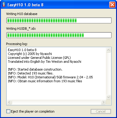 EasyH10 with UMS player