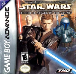 Attack of the Clones video game cover