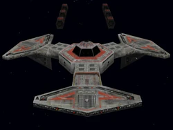 Note the YT-1300 freighter delivering cargo to the forward docking platform for an idea of the station's scale).