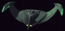 Romulan bird-of-prey image.