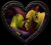 Orc Lovers Heart Valentines