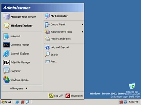 Windows Server 2003 Enterprise Edition trial