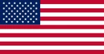 The flag of the United States of America with 52 stars as it was used from 2033 until 2079