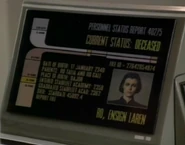 Ro Laren, death certificate