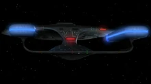 USS Challenger aft