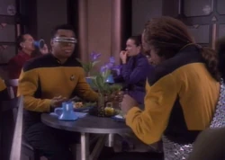 Replimat geordi and worf