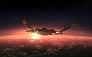 Enterprise (NX-01) above Earth
