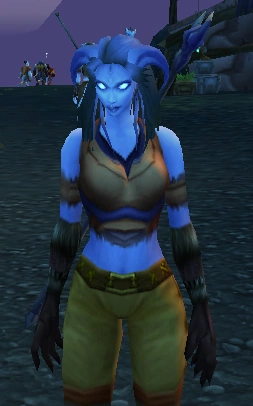 Astadaa Kirsantii, a Draenei Shaman.
