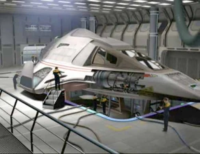 Delta-flyer-in-its-hanger