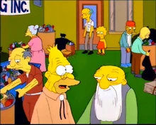 Burns and Lisa