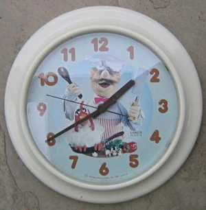 Lorus1981SwedishChefWallClock