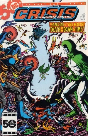 Cover for Crisis on Infinite Earths #10