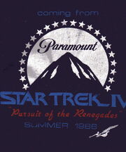 Early Star Trek IV t-shirt