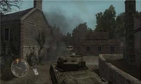 Sherman Firefly in town CoD3