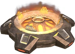 Trip mine glowing