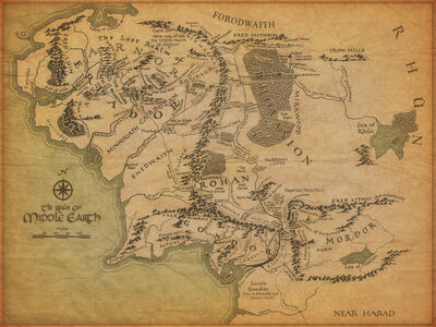 Middle earth map