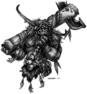 A Tauren Spirit Walker