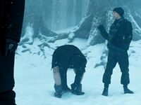 Crabbe tries to pull up his pants