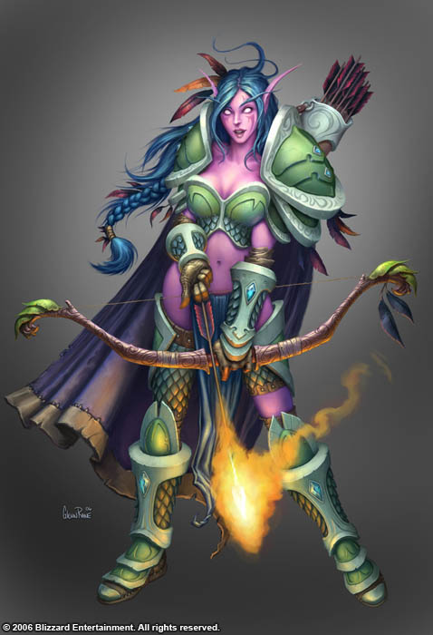 World of Warcraft Night Elf Hunter