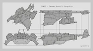SC Ghost Assault Dropship Concept Art