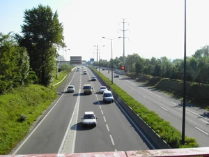 A480 le long du Drac à Grenoble