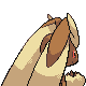 Imagen posterior de Lopunny macho o  hembra en la cuarta generación