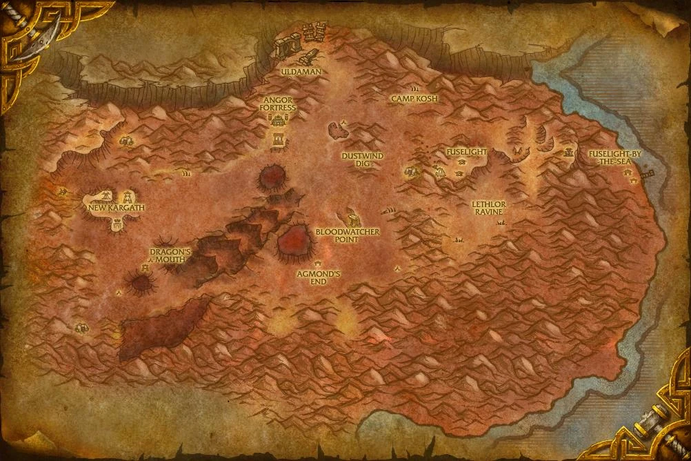 World+of+warcraft+map