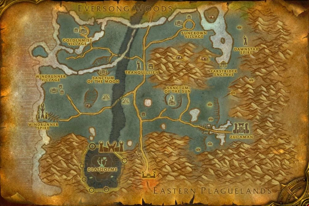 World+of+warcraft+map+poster
