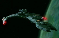Bortas in orbit of Qonos