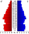 USA Crockett County, Tennessee.csv age pyramid.svg