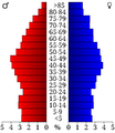 USA Unicoi County, Tennessee.csv age pyramid.svg