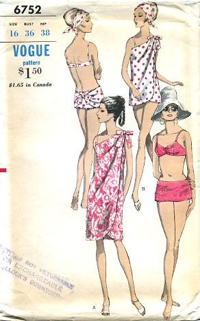 SWIMWEAR SALE 2011   VINTAGE SWIMWEAR PATTERN. PHOTOS