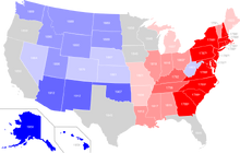 US states by date of statehood RWB dates