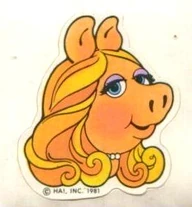Piggyhallmarkrollsticker