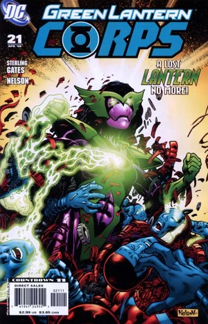 Cover for Green Lantern Corps #21