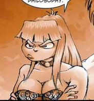 Lucrezia pouting