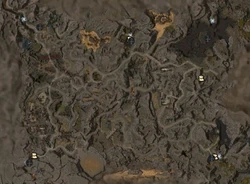 Basses-terres de Diessa carte
