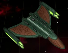 Romulan colony ship image.