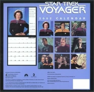 Star Trek VOY Calendar 2002 back