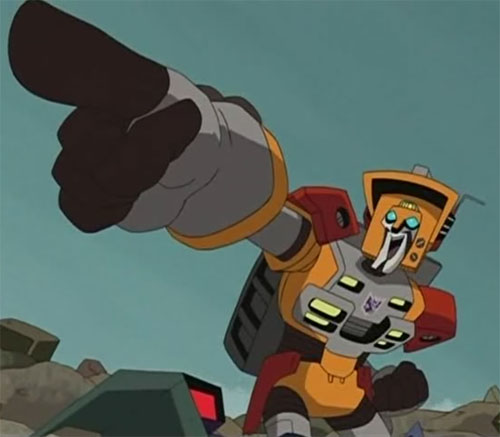 transformers animated wreck gar toy