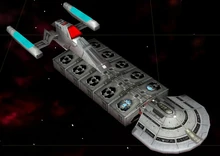 Mining freighter image.