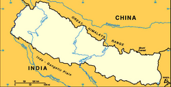 Nepal-map-blank