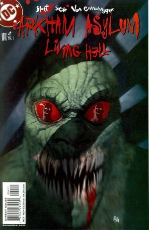 Cover for Arkham Asylum: Living Hell #4