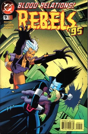 Cover for R.E.B.E.L.S. #9