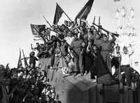 LSF militias celebrate