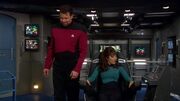 Riker und Troi an Bord der (NX-01)