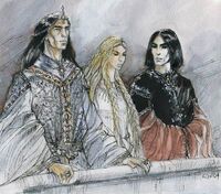 Turgon, Idril and Maeglin