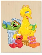 Stampabilities reading time on sesame st