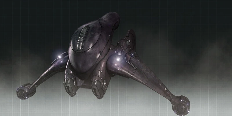 halo concept art. Halo Wars Banshee concept art.